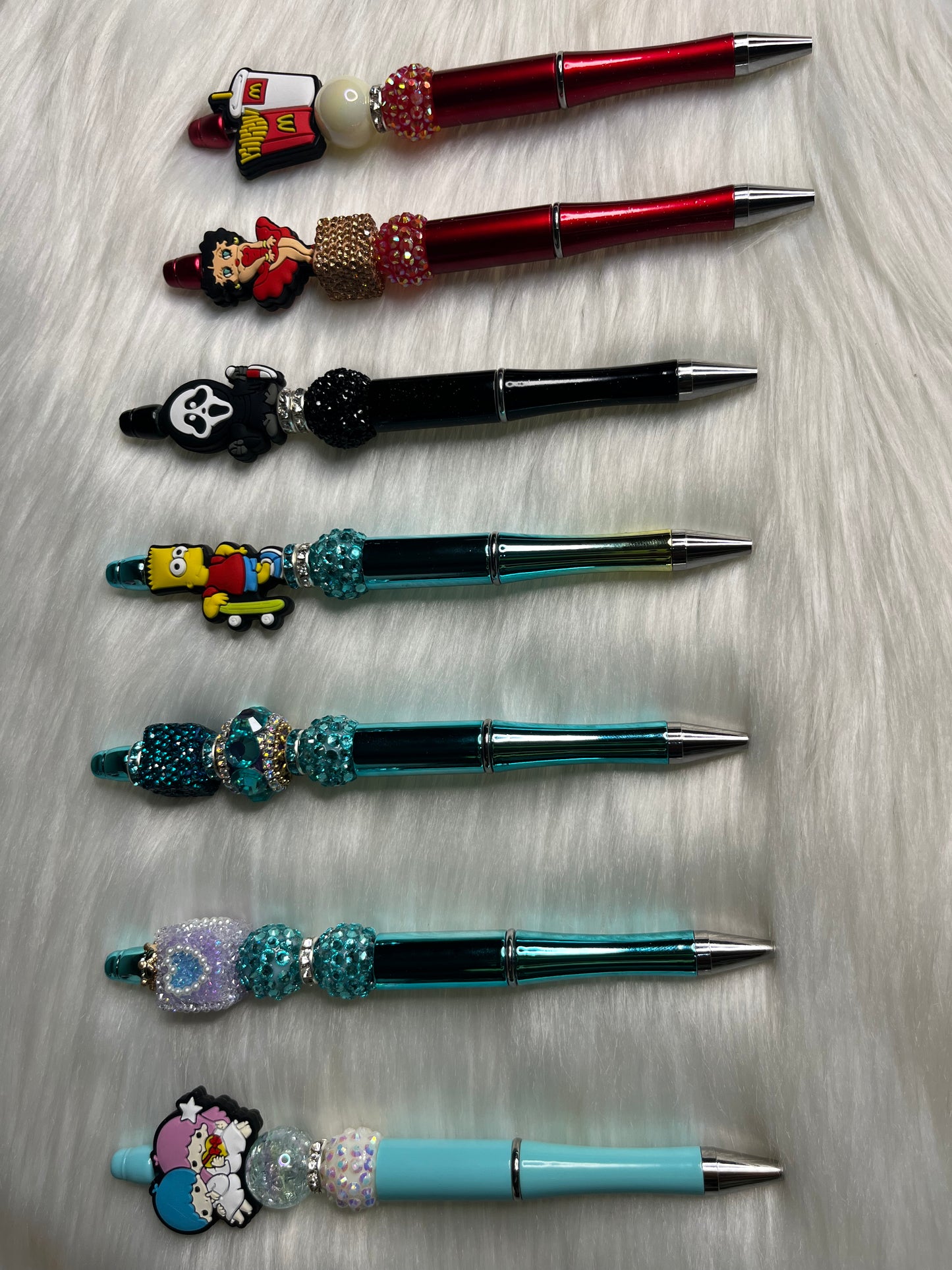 3 Charm Pens For $100  (Free Refills)