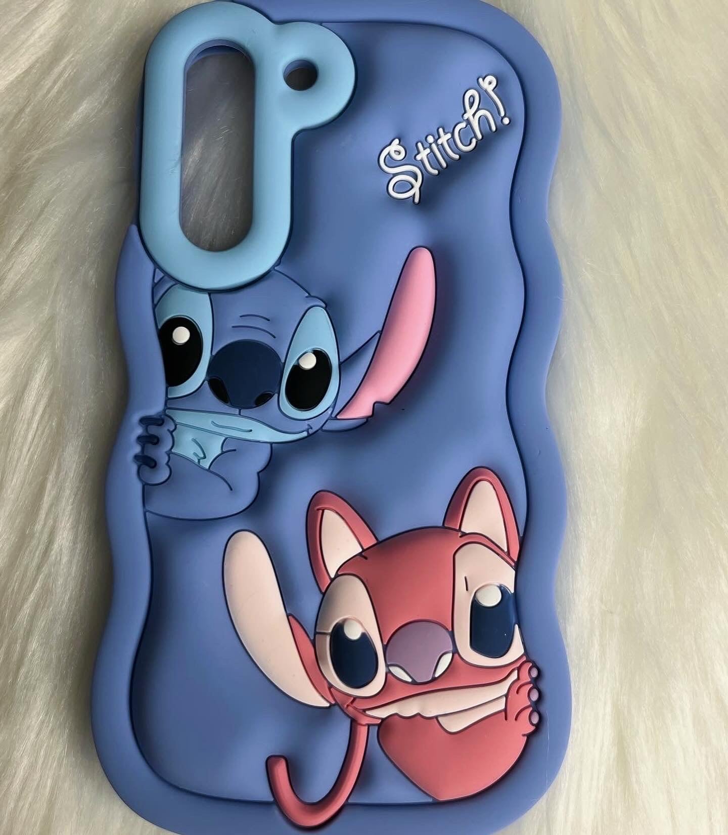 Angel and stitch Samsung phone case