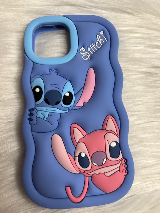 Angel and Stitch iPhone Case