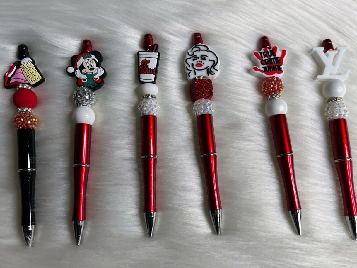 3 Charm Pens For $100  (Free Refills)