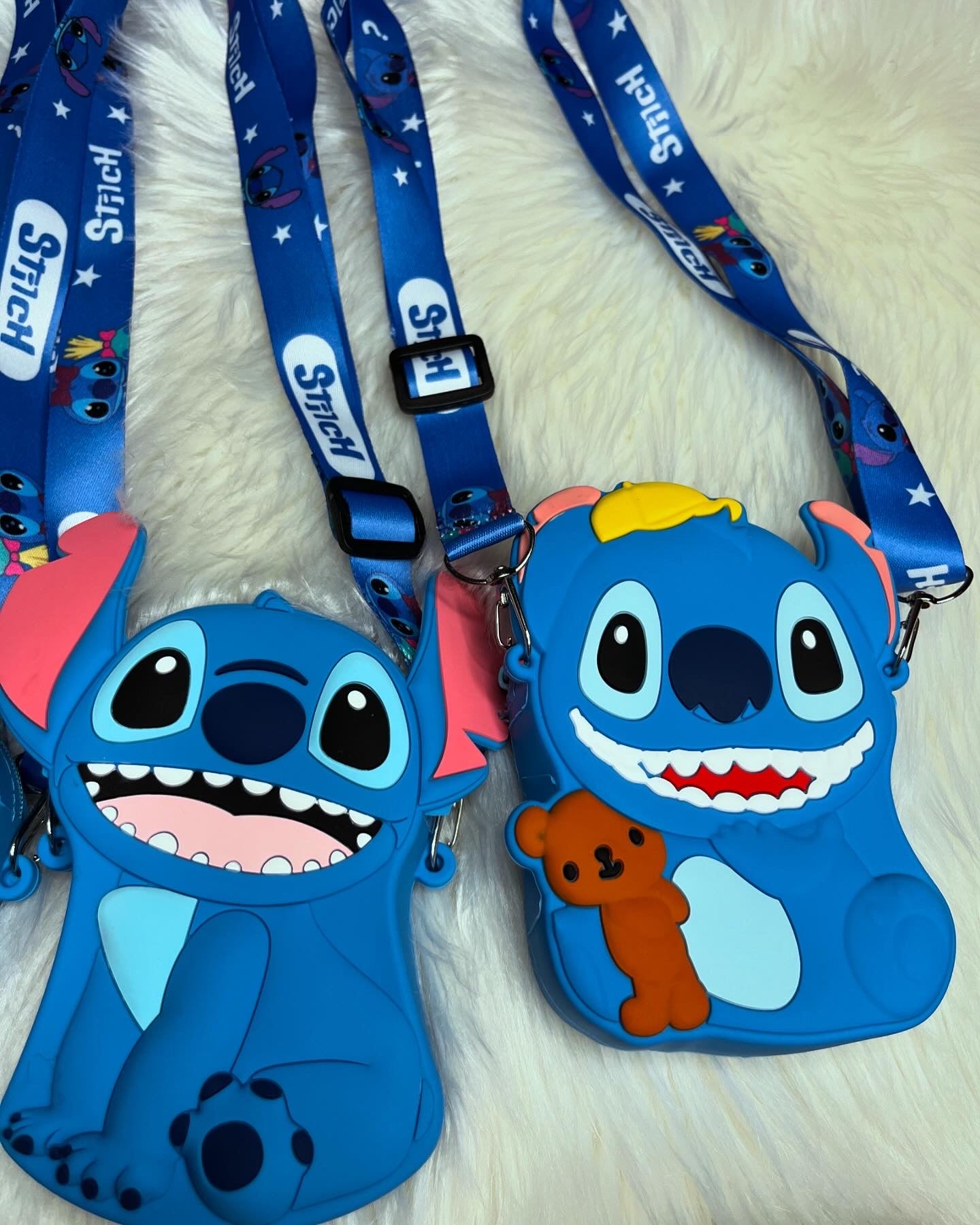 Angel and Stitch Silicone Coin Purse