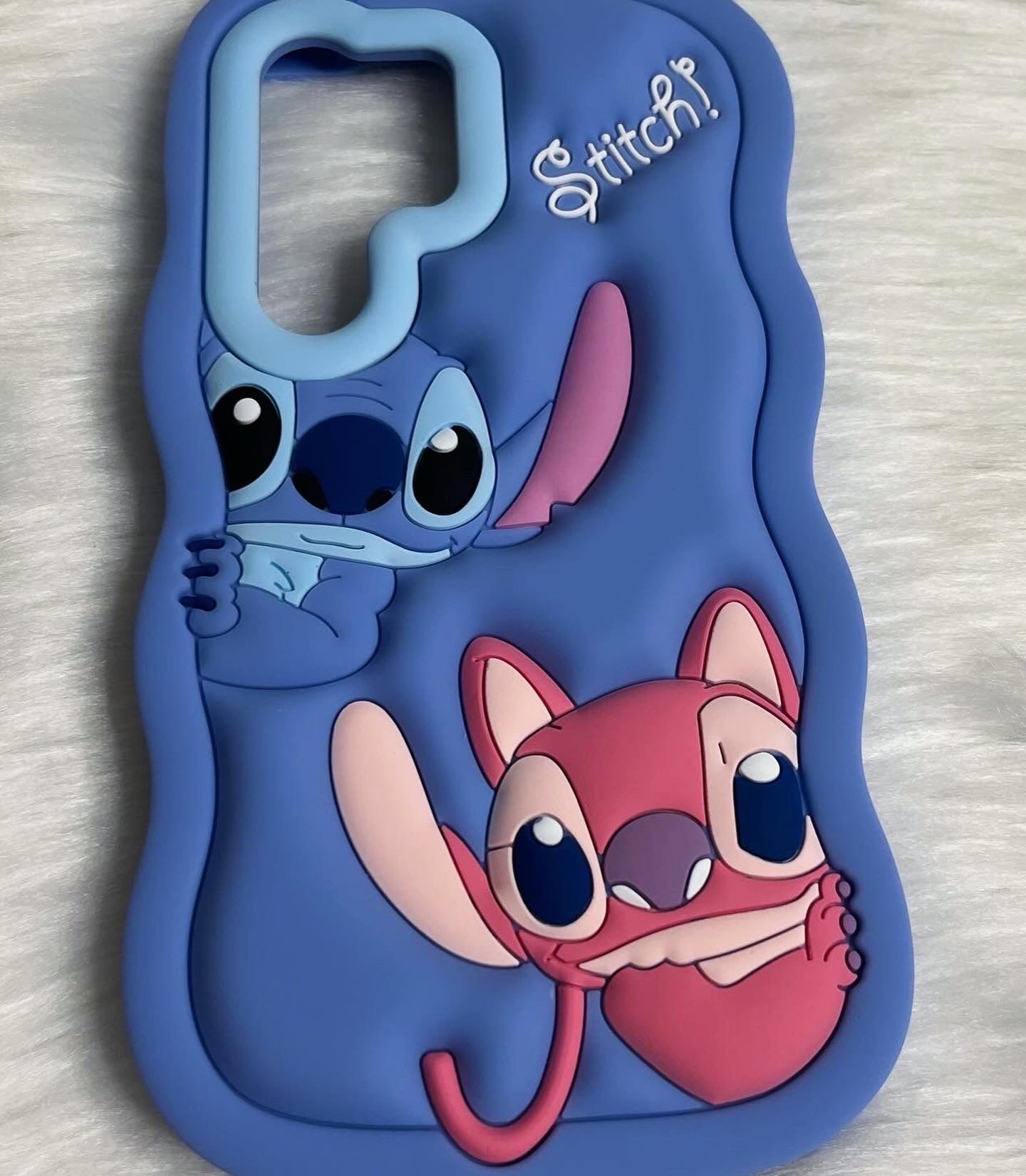 Angel and stitch Samsung phone case